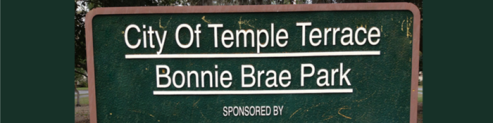 Bonnie Brae Park sign 
